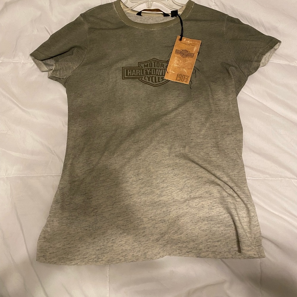 Green Harley Davidson Shirt